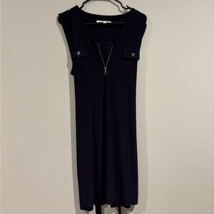 Emma & Michele Navy Boutique Sleeveless Dress